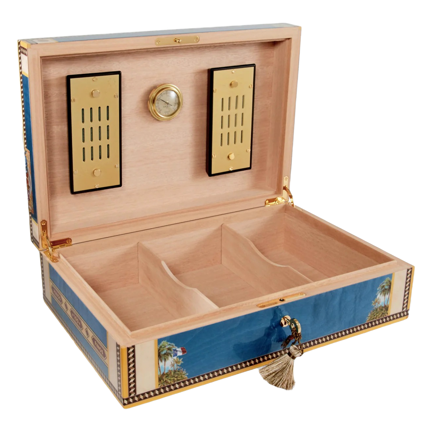 Elie Bleu Alba 110 Count- Blue Sycamore