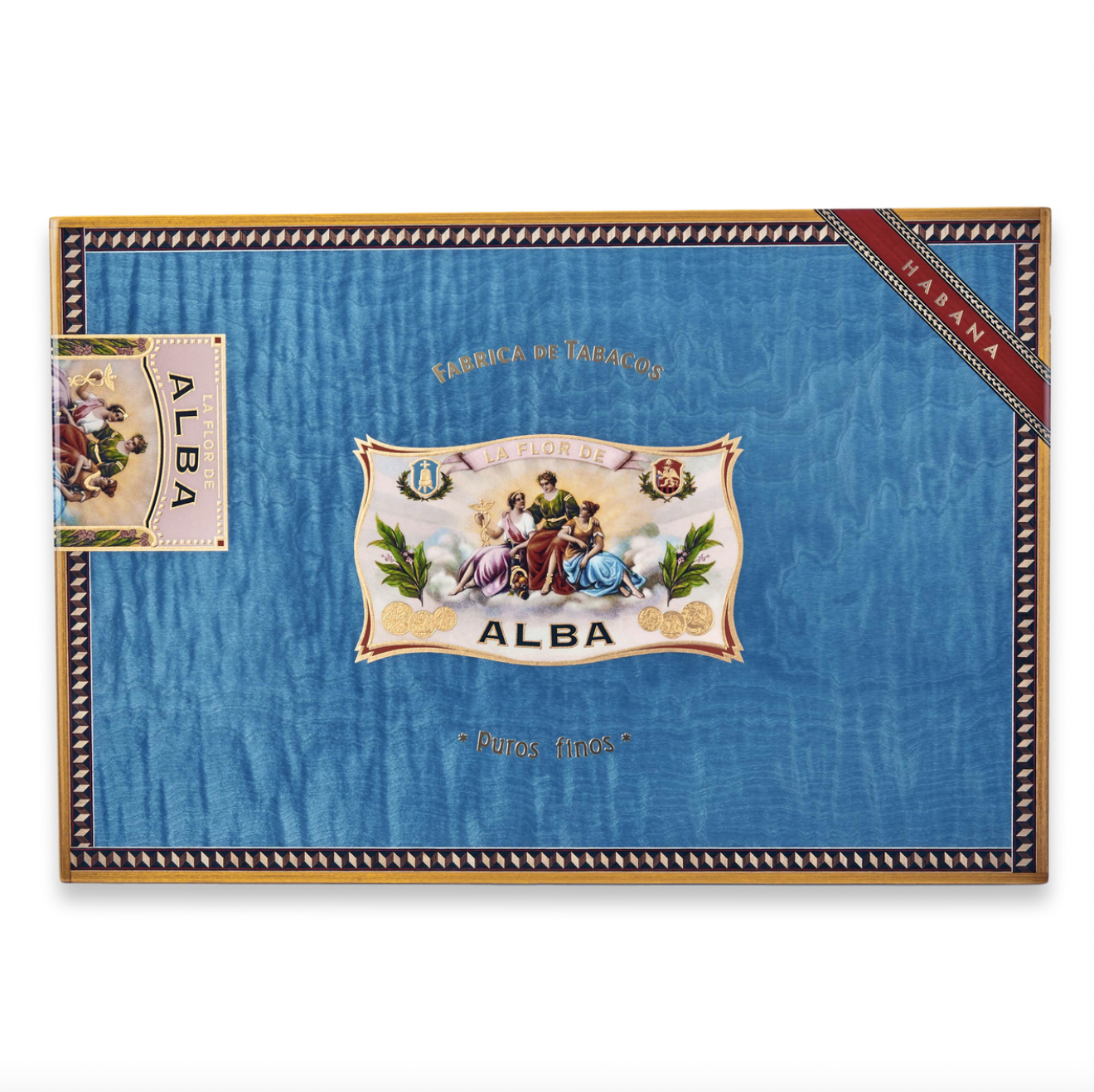 Elie Bleu Alba 110 Count- Blue Sycamore