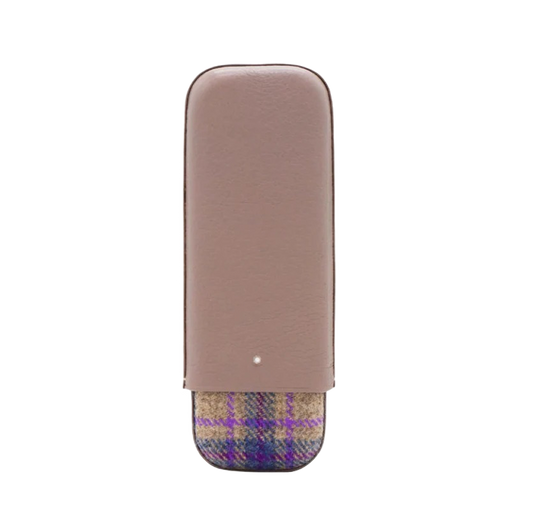 Dunhill The White Spot Cigar Case- Purple and Grey