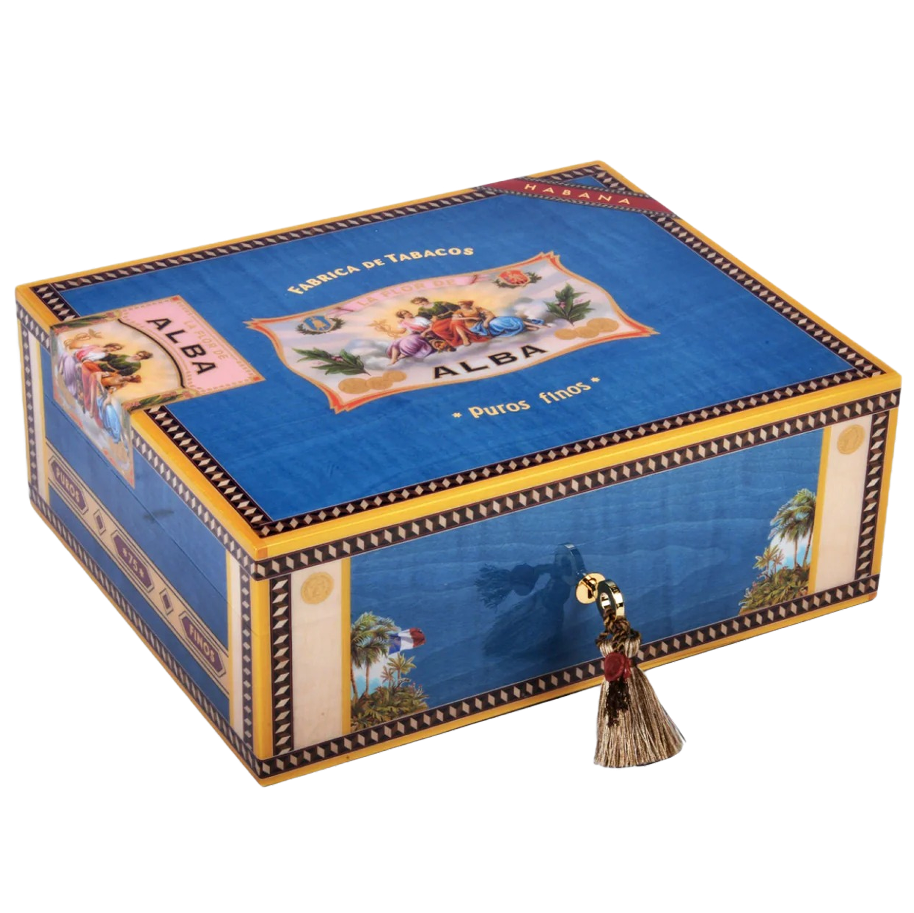 Elie Bleu Alba 75 Count- Blue Sycamore