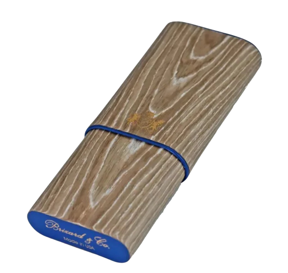 Brizard & Co. Show Band Three - Bleached Oakwood and Blue Leather