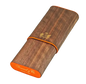 Brizard & Co. Show Band Three - Curly Walnut and Orange Leather