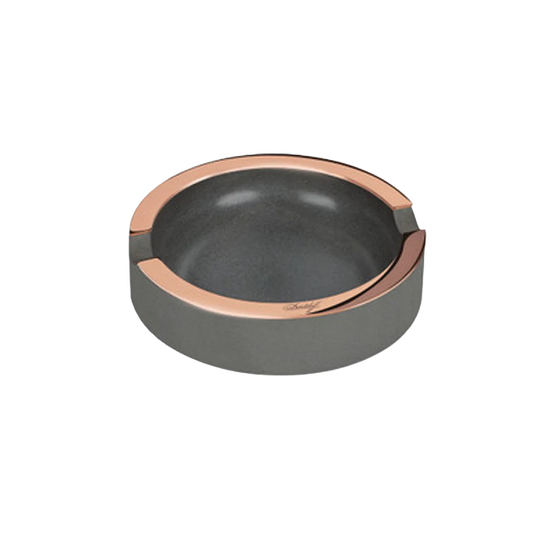 Davidoff Concrete Ashtray Small- Grey/Gold