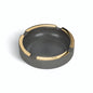 Davidoff Concrete Ashtray Large- Gray /Gold