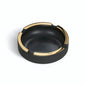 Davidoff Concrete Ashtray Large- Dark Gray /Gold