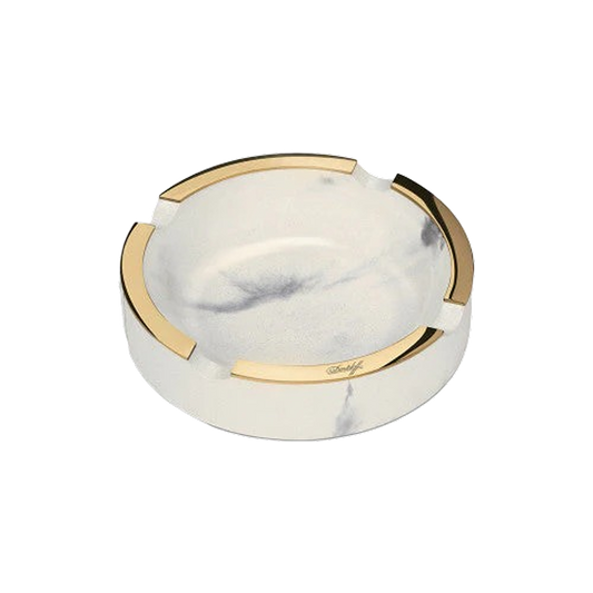 Davidoff Concrete Ashtray Large- Marble/Gold
