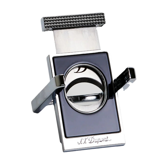 S.T. Dupont Cigar Cutter Stand- Black and Chrome