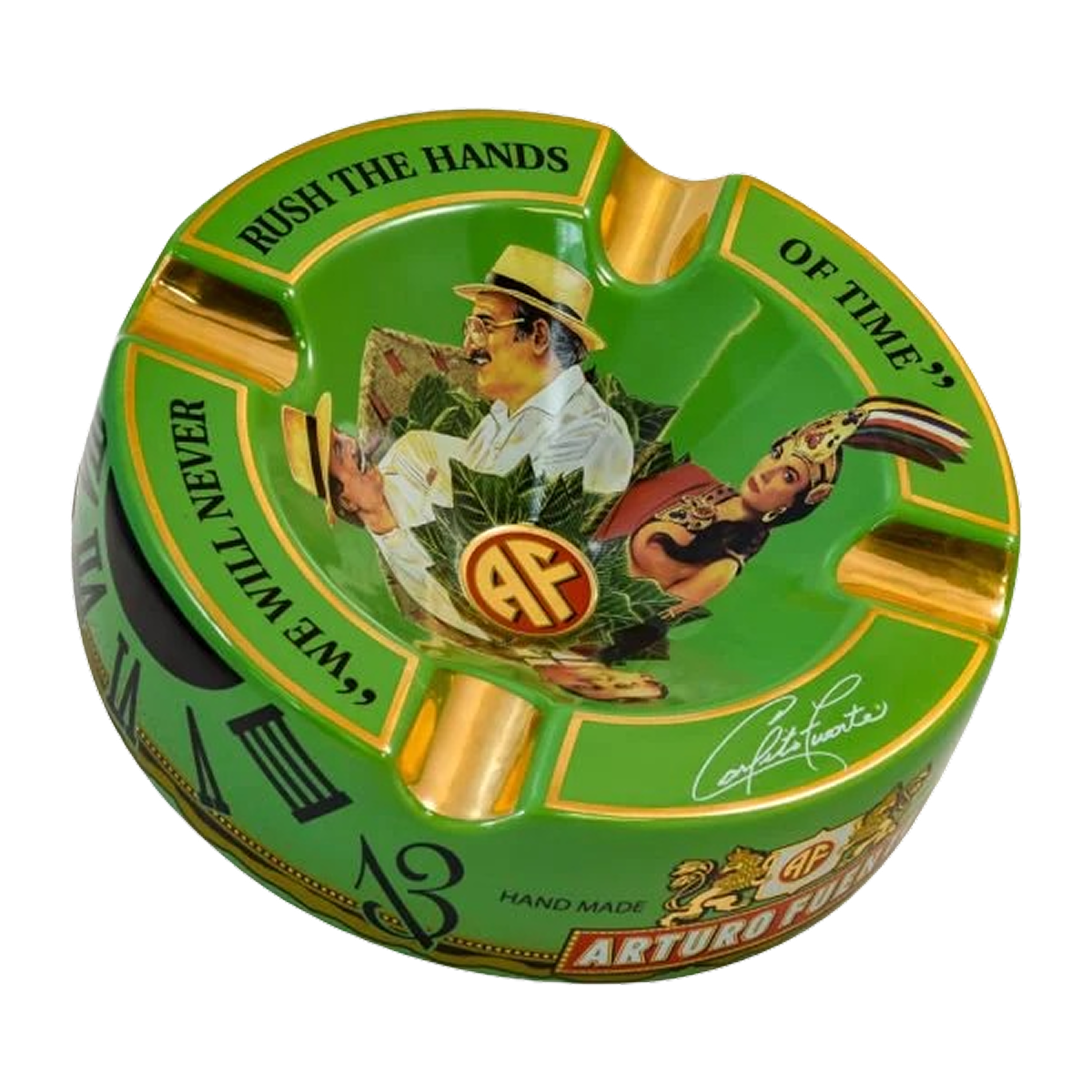 Arturo Fuente Ceramic Ashtray- Green