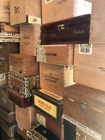 Empty Cigar Boxes