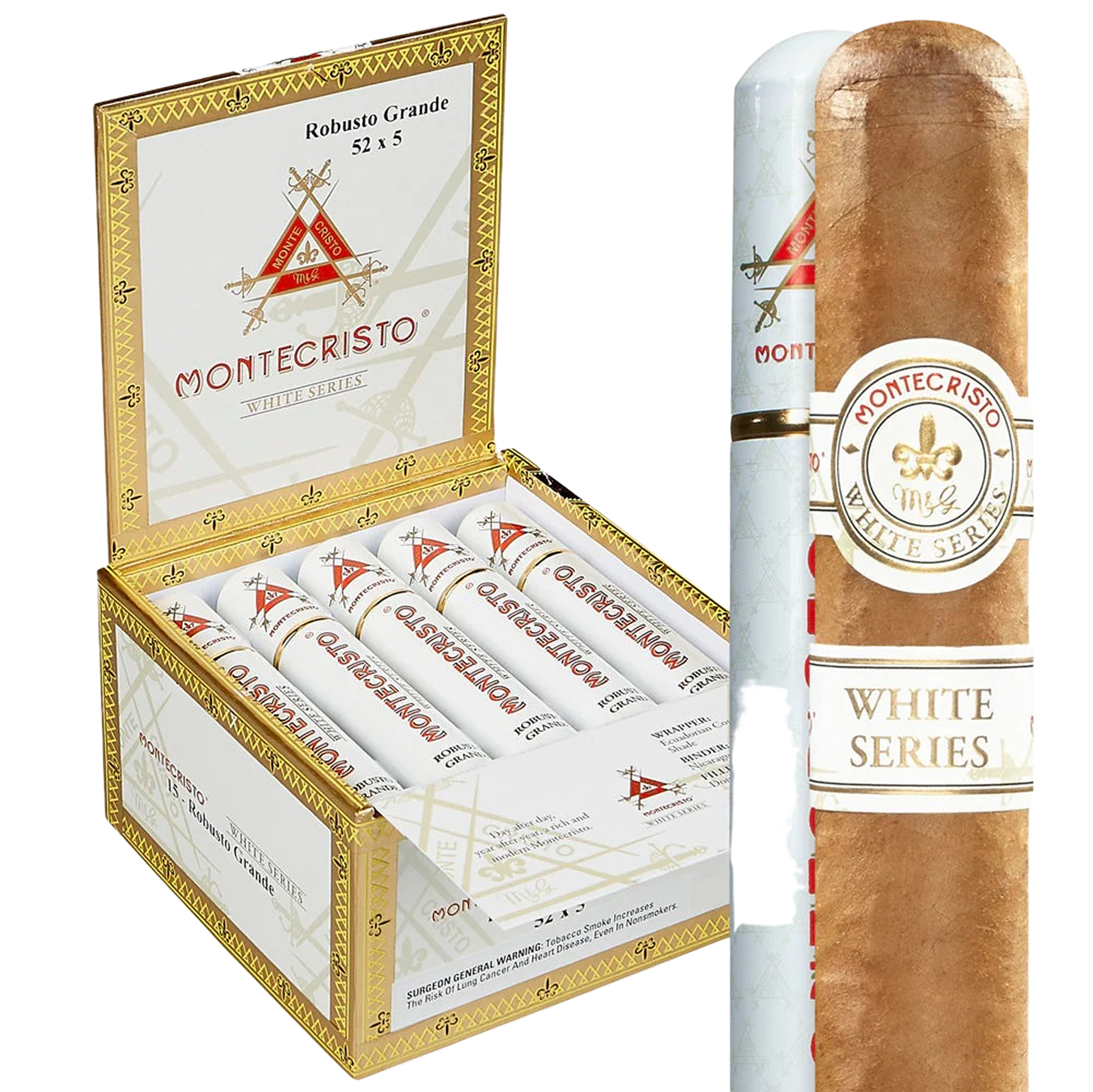 Montecristo White Series- Robusto Grande
