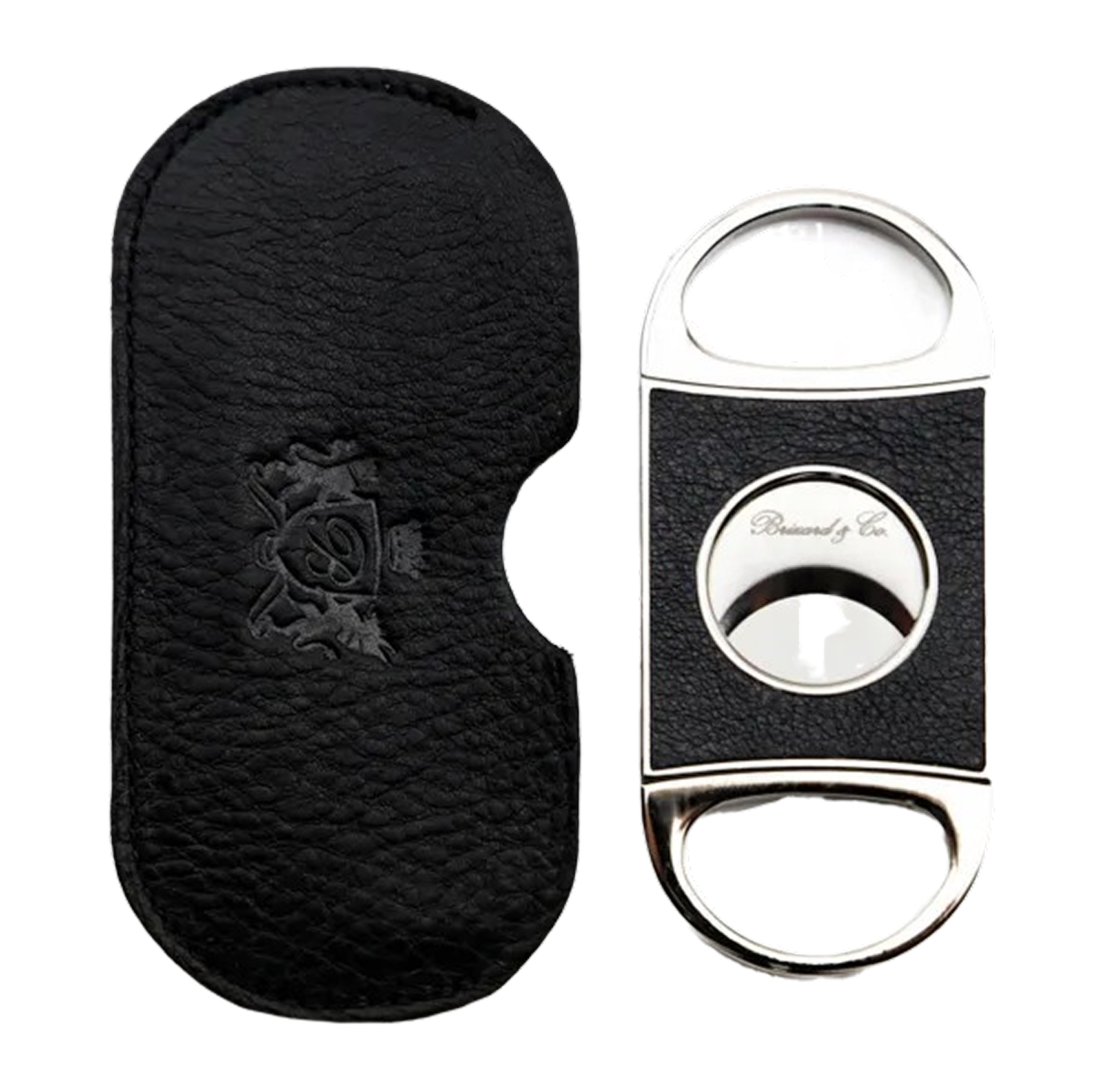 Double Guillotine Series 2 Cutter - Black Leather