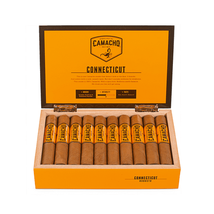 camacho Connecticut, cigar, single cigar, full box, Davidoff